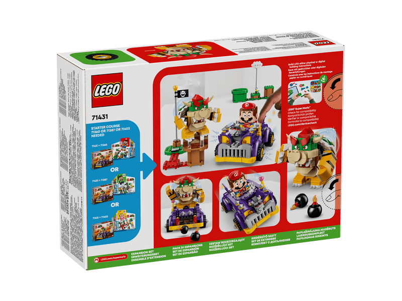 LEGO® Super Mario™ Bowser izomautója kiegészítő szett (71431)