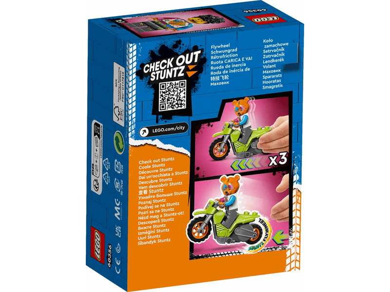 LEGO® City Medve kaszkadőr motorkerékpár (60356)