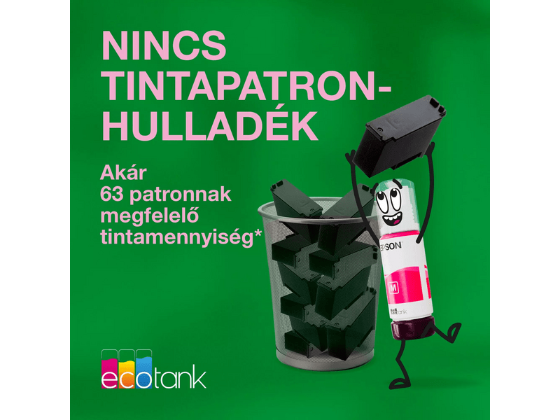 Epson L3286 színes MFP, WiFi, 8100/6500 oldal tintával