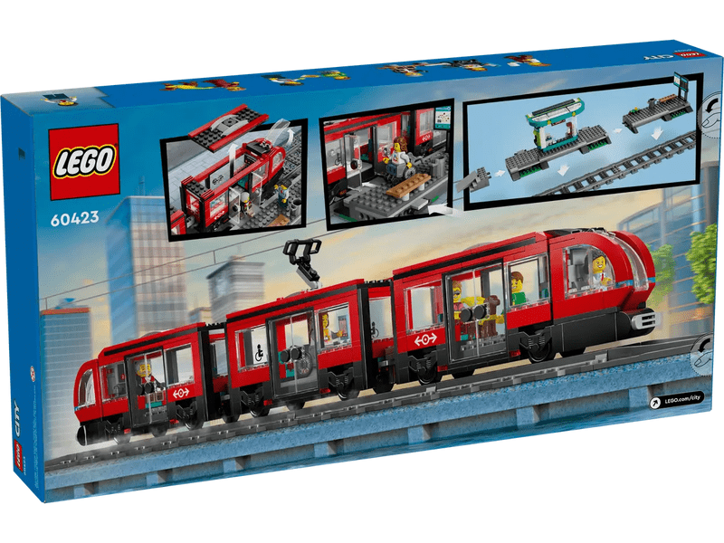 LEGO 60423 Belvárosi villamos és megálló