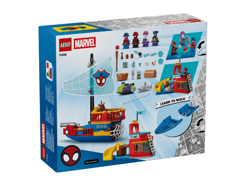 LEGO® Marvel Póki és csodálatos barátai A pókcsapat kalózhajója (11208)