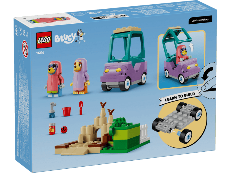 LEGO® Bluey Nagyik Bingóval és Bluey-val (11216)