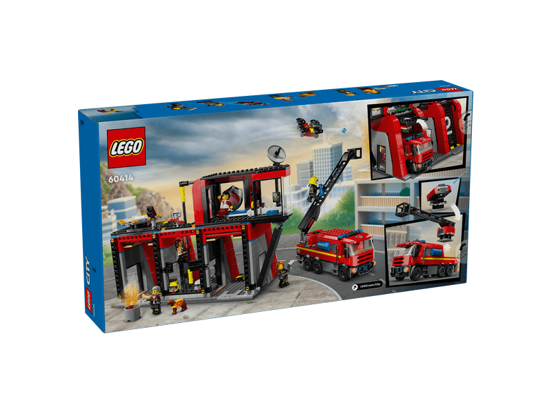 LEGO® City Vatrogasna postaja s vatrogasnim vozilom (60414)