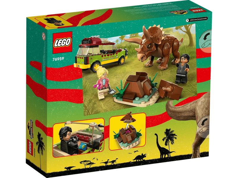 LEGO® Jurassic Park Triceratops kutatás (76959)