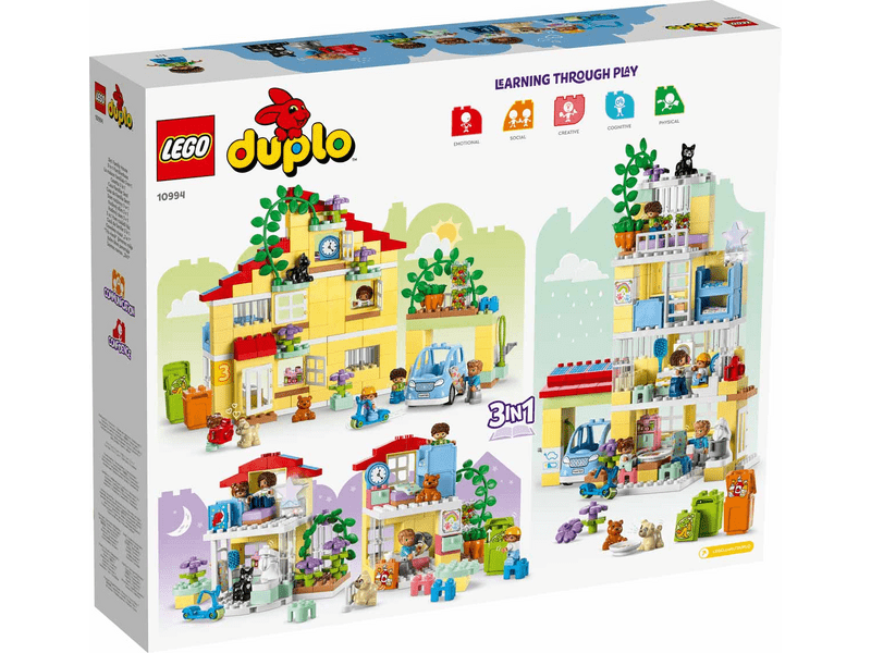 LEGO® DUPLO® City Adventures 3 u 1 obiteljska kuća (10994)