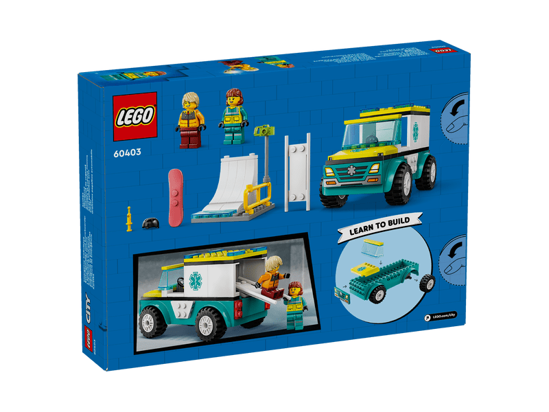 LEGO® City Mentőautó és snowboardos (60403)