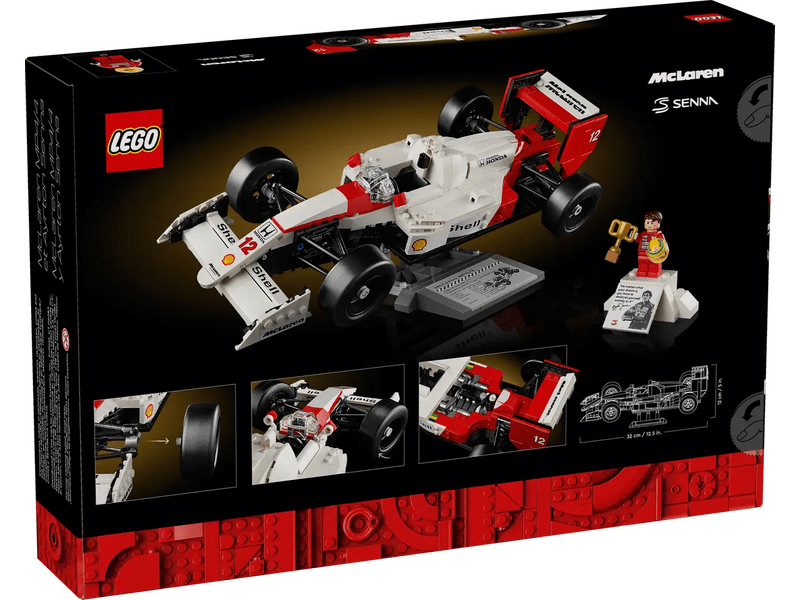 LEGO® ikone McLaren MP4/4 i Ayrton Senna (10330)
