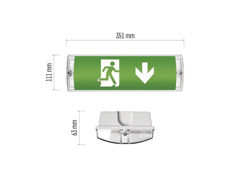 EMOS ZN1110 LED vészvilágító lámpatest
