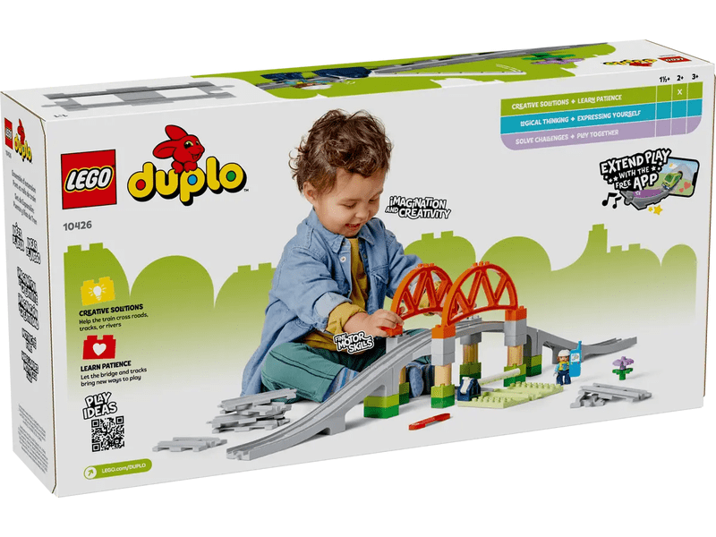 LEGO® DUPLO® Town Željeznički most i set dodataka za tračnice (10426)