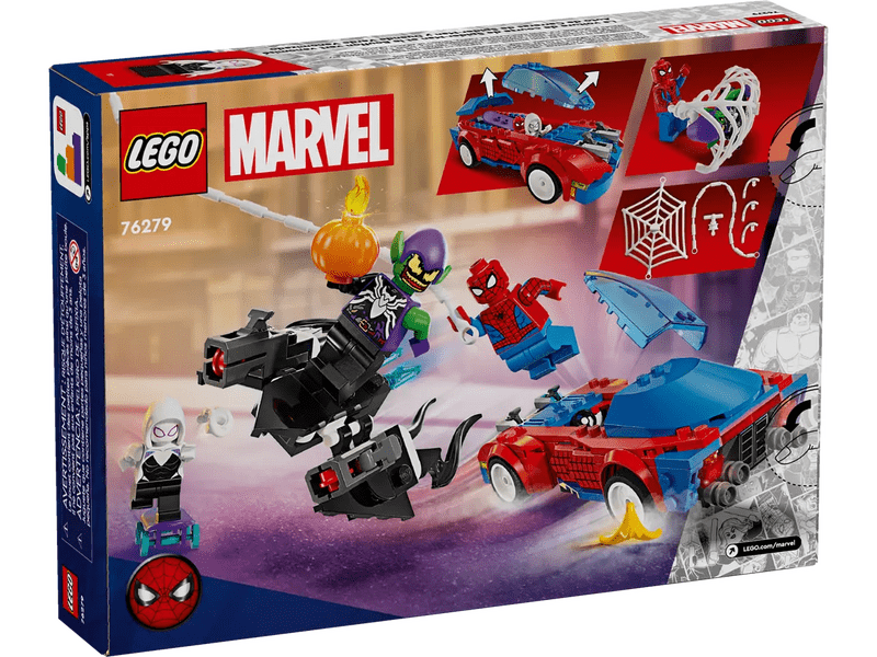 LEGO® Marvel Spider-Man trkaći automobil i otrovni zeleni goblin (76279)