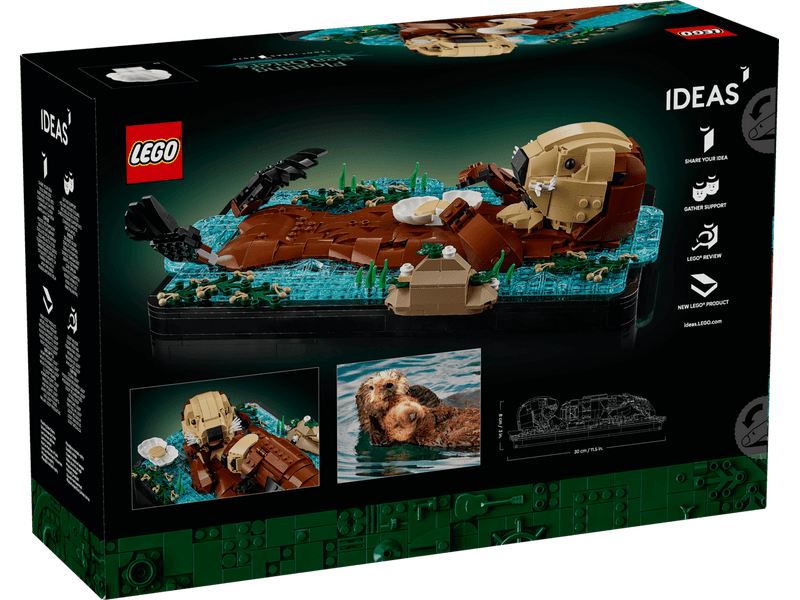 LEGO® Ideas Úszkáló vidrák (21366)