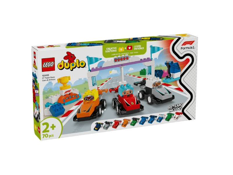 LEGO® DUPLO® City Adventures F1® trkaći automobili i vozači (10445)