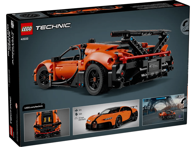 LEGO® Technic Bugatti Chiron Pur Sport hiperautó (42222)
