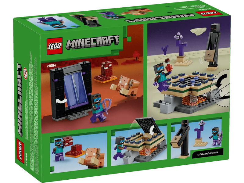 LEGO® Minecraft® Utazás az Alvilág kapujához és a Végportálhoz (21584)