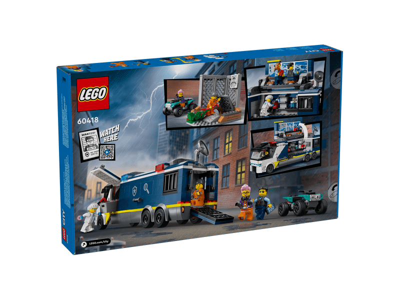 LEGO® City policijski pokretni kriminalistički laboratorij (60418)