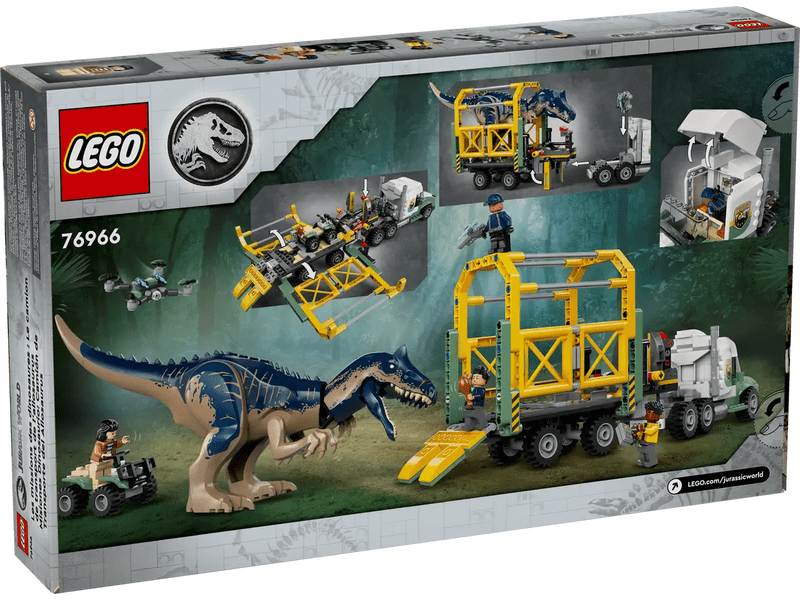LEGO® Jurassic World Dinosaur Missions: Kamion s alosaurom (76966)