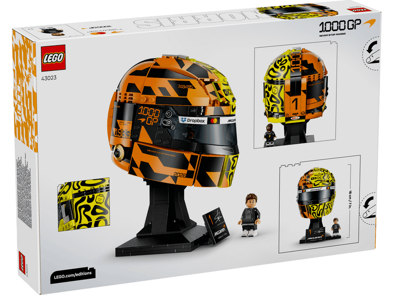 LEGO® Editions McLaren Mastercard F1® Team Lando Norris sisakja (43023)