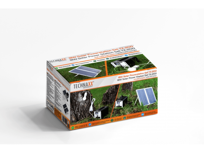 Technaxx TX-200 Naperőmű Készlet 4 LED Égővel