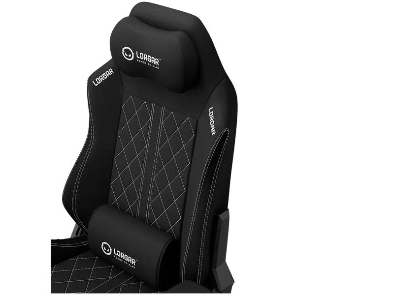 Lorgar Pro CHA41 Gamer szék, fekete-fehér (LRG-CHA41-BK-WH)