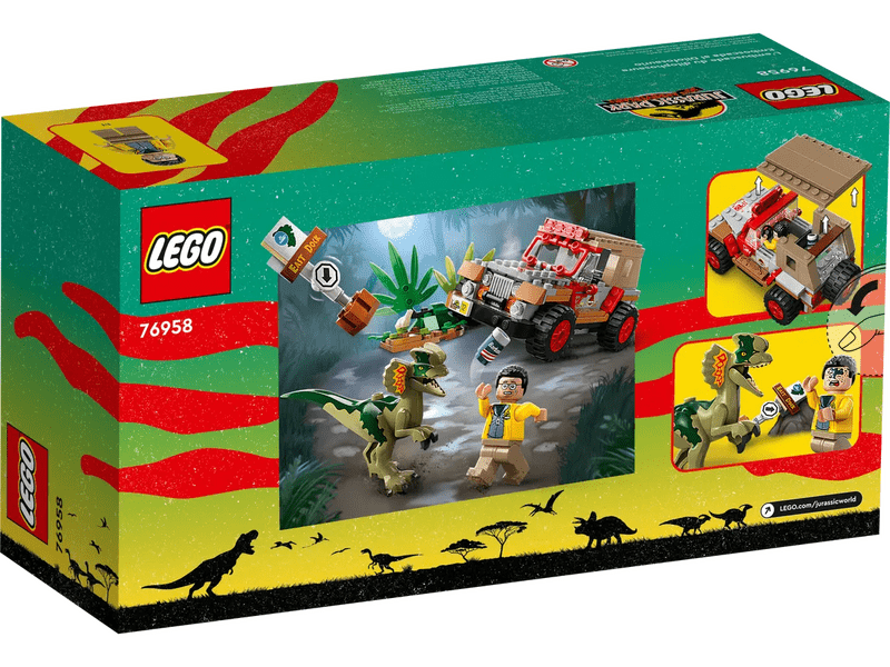 LEGO® Jurassic Park Dilophosaurus támadás (76958)
