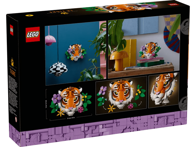 LEGO® Art Kolekcija Fauna - Tigar (31217)