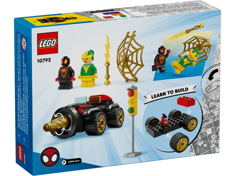 LEGO® 4+ Pókember fúrófejes autója (10792)