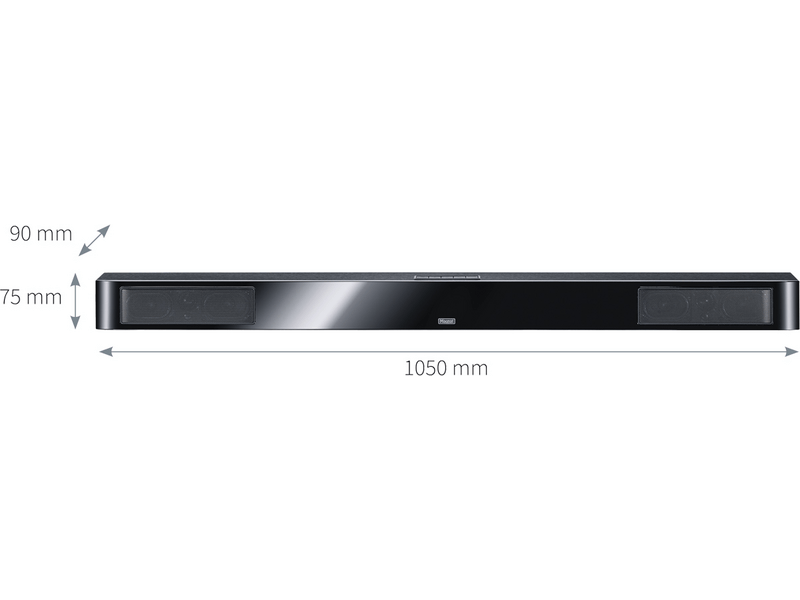 Magnat SBW 280 Aktív 2.1-es soundbar, fekete