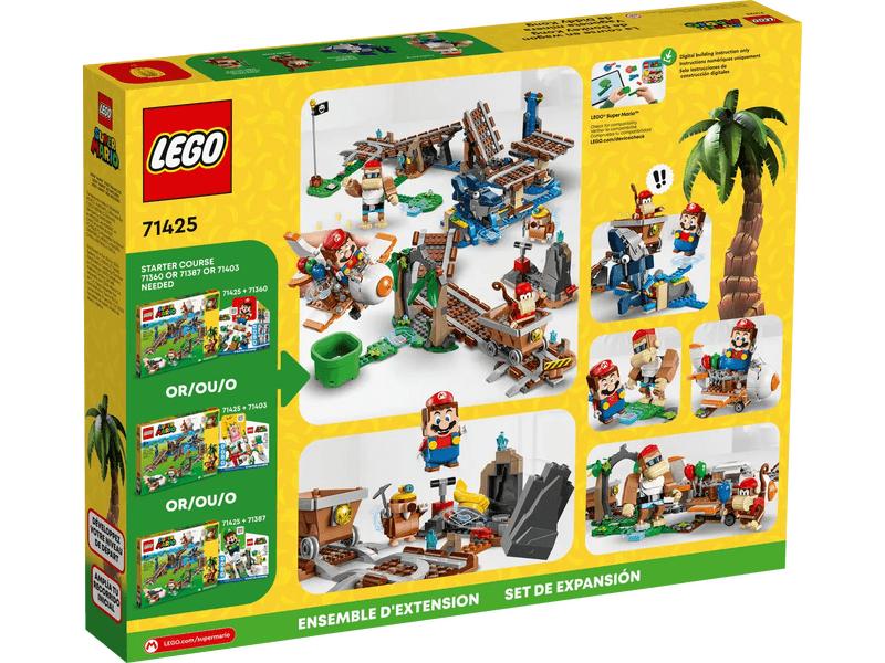 LEGO® Super Mario™ Diddy Kong utazása a bányacsillében kiegészítő szett (71425)