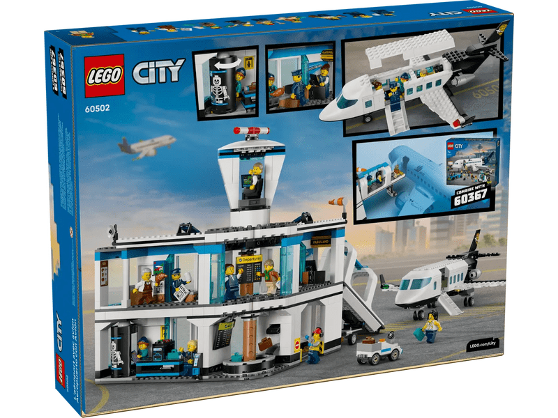 LEGO® City Repülőtér egy repülőgéppel (60502)