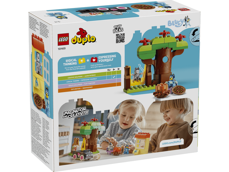 LEGO® DUPLO® Bluey Pizzáslányok: Gombóc és Bluey (10469)