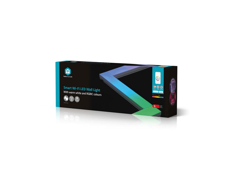 Nedis WIFILW06RGB SmartLife Dekoratív fali lámpa szett