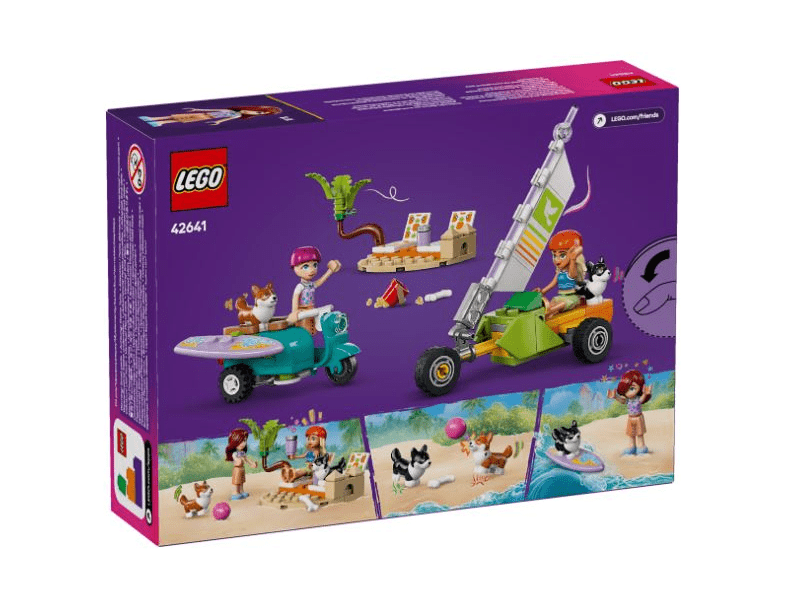 LEGO® Friends Psi koji surfaju i avanture na skuteru (42641)