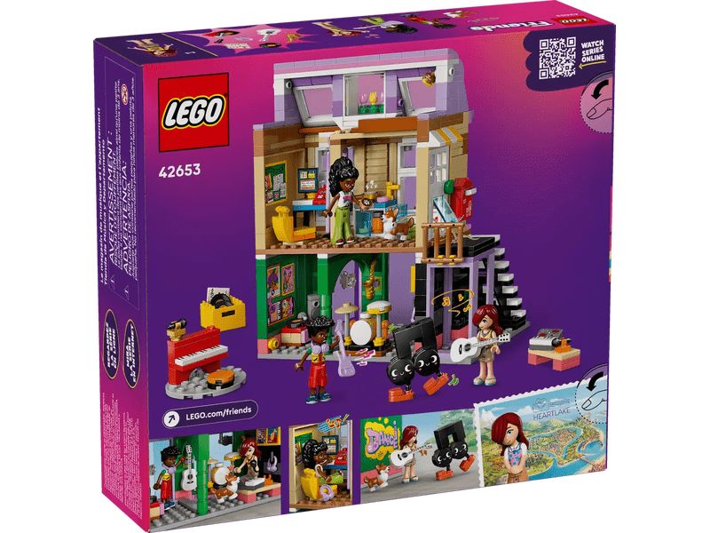 LEGO® Friends Trgovina glazbenim instrumentima i apartman (42653)
