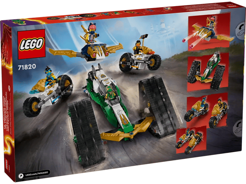 LEGO® Ninjago® Kombinirano vozilo Ninja tima (71820)