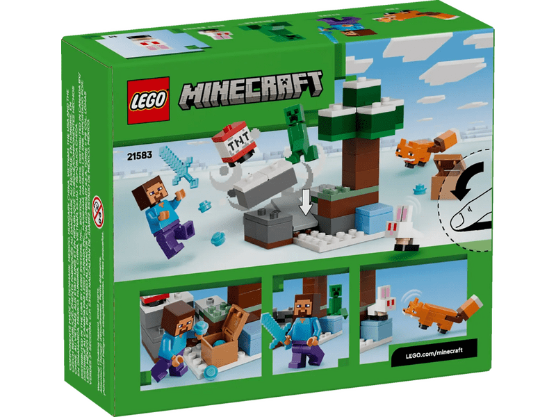 LEGO® Minecraft® Steve tajgai kalandjai (21583)