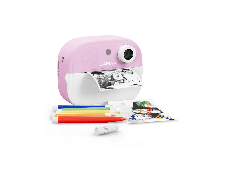 LAMAX InstaKid2 Play Gyerekkamera, rózsaszín