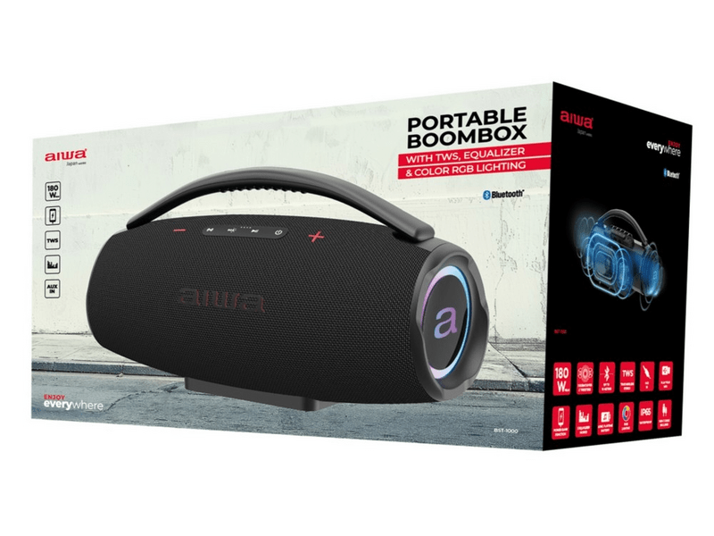 Aiwa BST-1000 Hordozható Bluetooth hangszóró