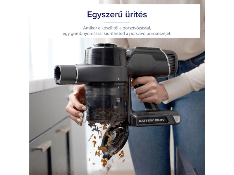 Levoit VortexIQ Flex 2 az 1-ben Kéziporszívó (LSV-VF401-AEU)