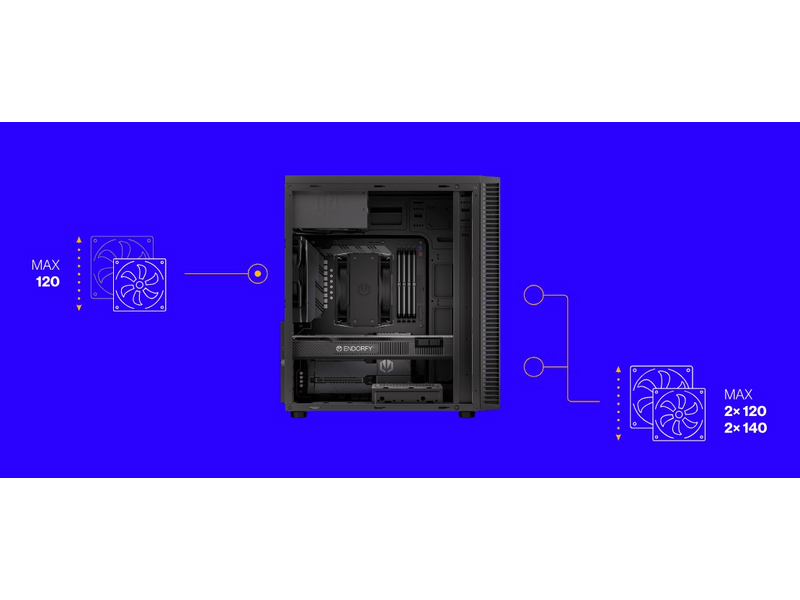 Endorfy Armis 100 Solid Számítógépház (EY2A015)