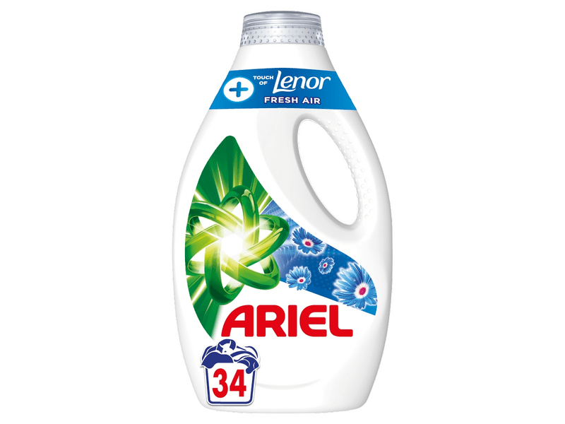 Ariel +Touch of Lenor Fresh Air Folyékony mosószer, 1.7 l