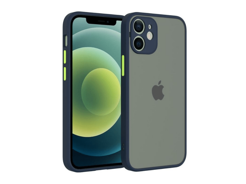 Aozuoton Schutzhülle Für IPhone SE 2022/2020/8/7 – Mit HD-Folie, Stoßfest, Blau, Magnetisch