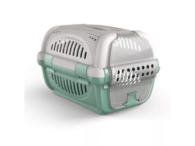 Hilton Smart Pet Green műanyag kutya-macska szállító, 51x34x33cm