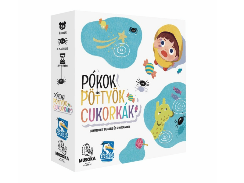 Pókok, pöttyök, cukorkák társasjáték (GIG34583)