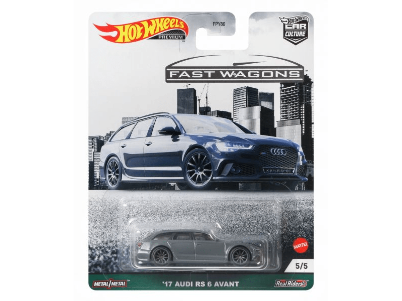 Hot Wheels Car Culture: Fast Wagons - '17 Audi RS 6 Avant (JBK51)