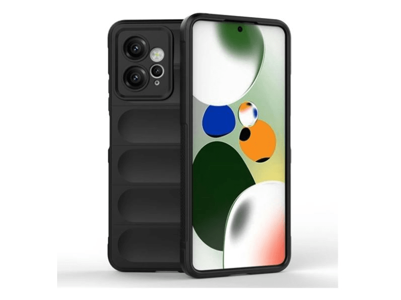 Gigapack Xiaomi Redmi Note 12 4G Szilikon telefonvédő, fekete (139039)