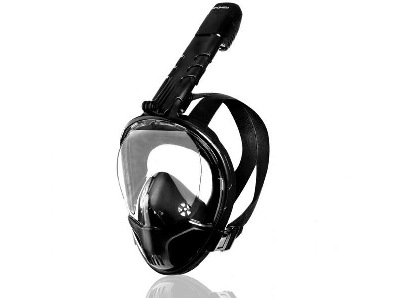 Spokey Karwi Black búvármaszk kameratartóval, L/XL (40065)