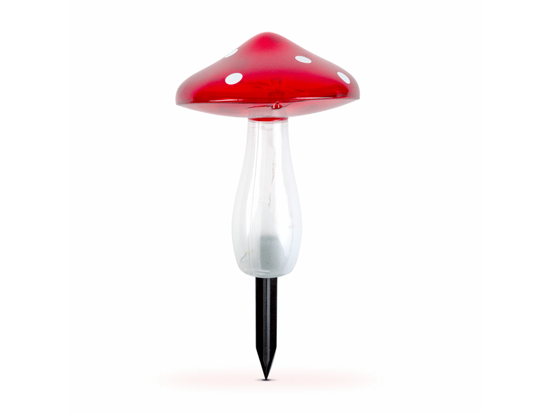 Szolár lámpa  leszúrható gomba 1 LED