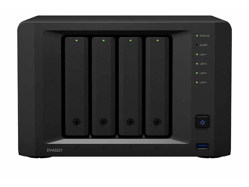 Synology DVA3221 NVR 4 fiókos NAS