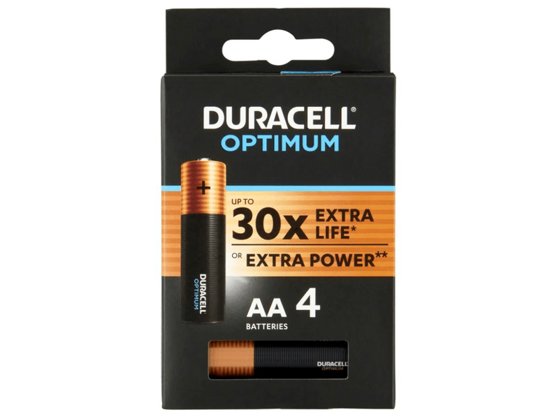 Duracell Optimum AA elem, 4 db