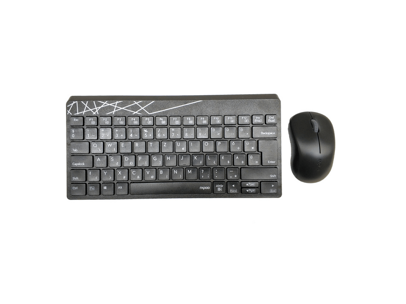 Rapoo 8000M Vezeték nélküli egér és billentyűzet szett (190800)